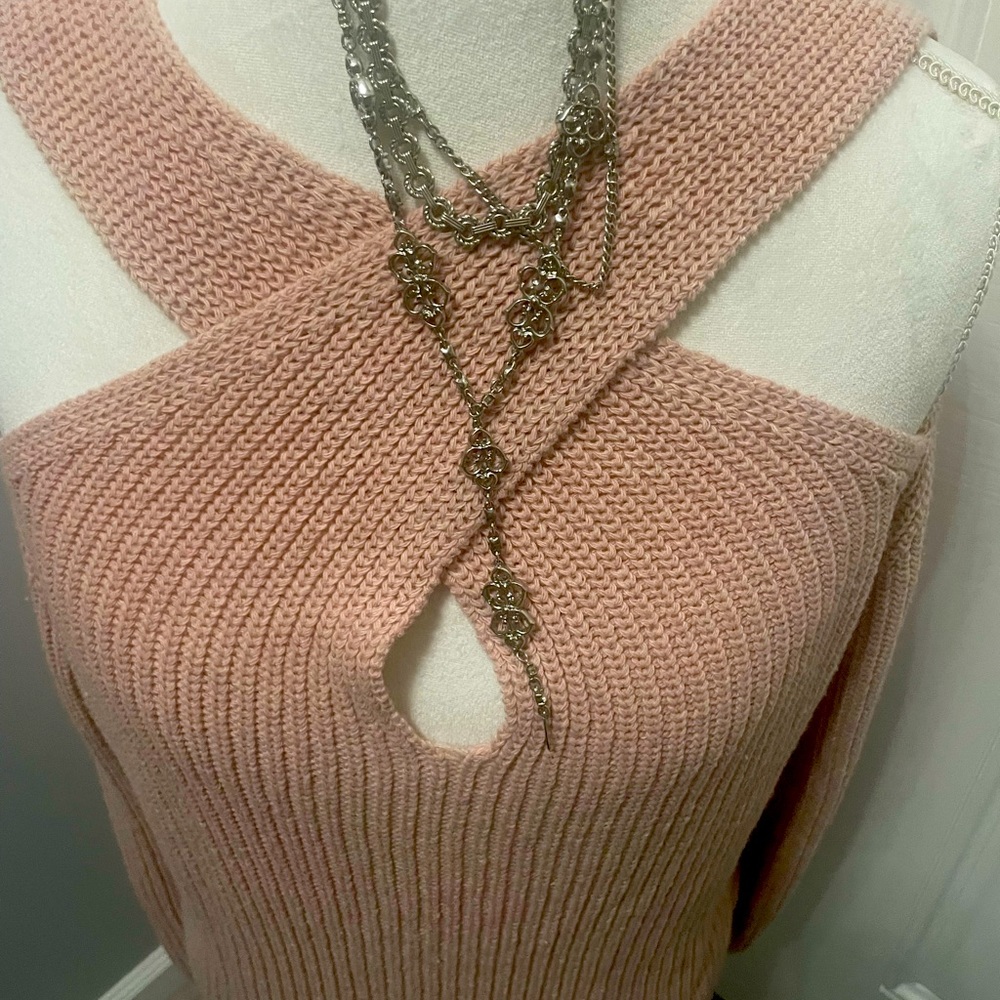 Cold Shoulder Sweater